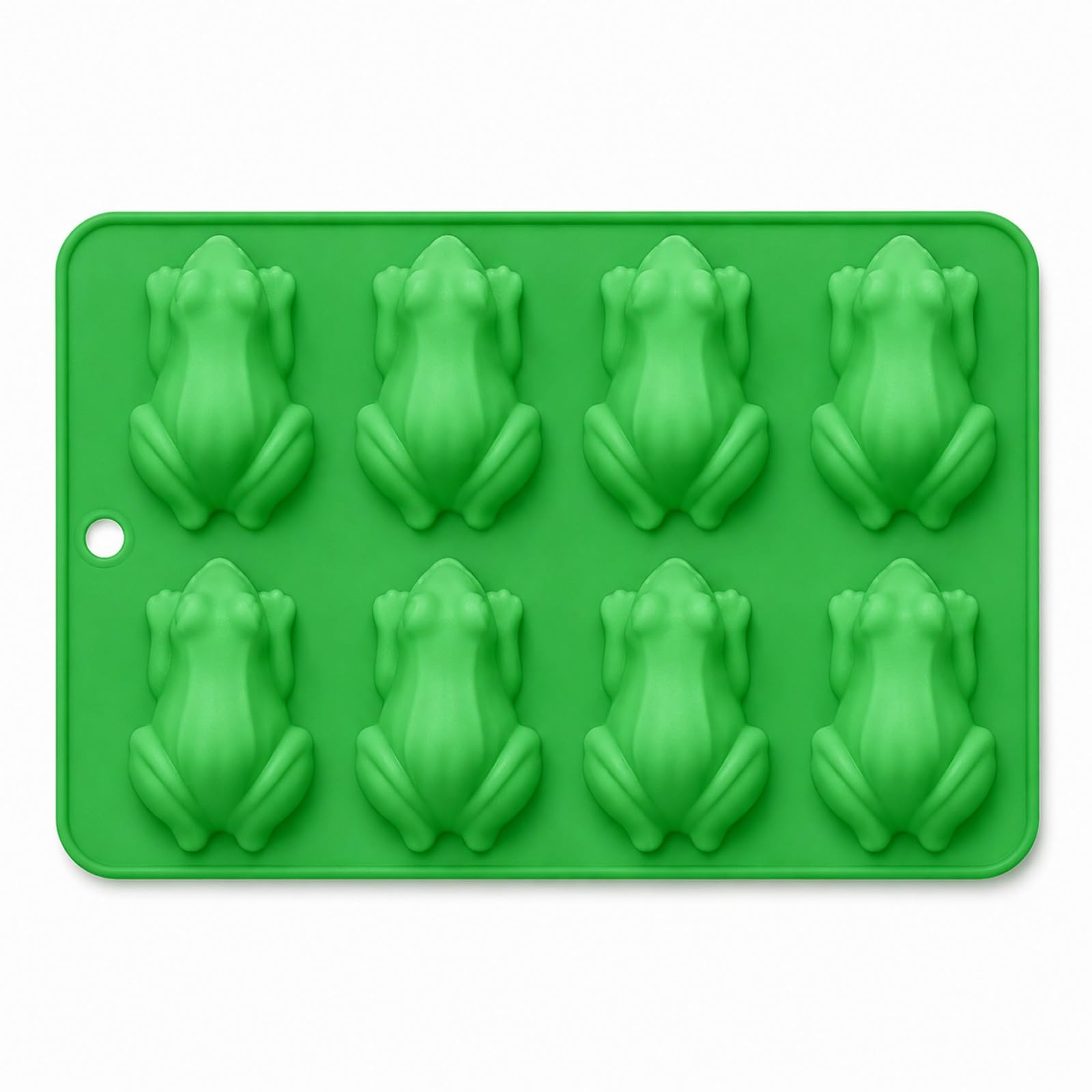 1 Pack Green Frog Silicone Candy Mold Jelly Mould, Frogs Chocolate Lolly Moulds Accessories, Cooking Chocolate Hot Coconut Bomb Molds, Suitable for Jelly, Gelatin, Cake, Resin