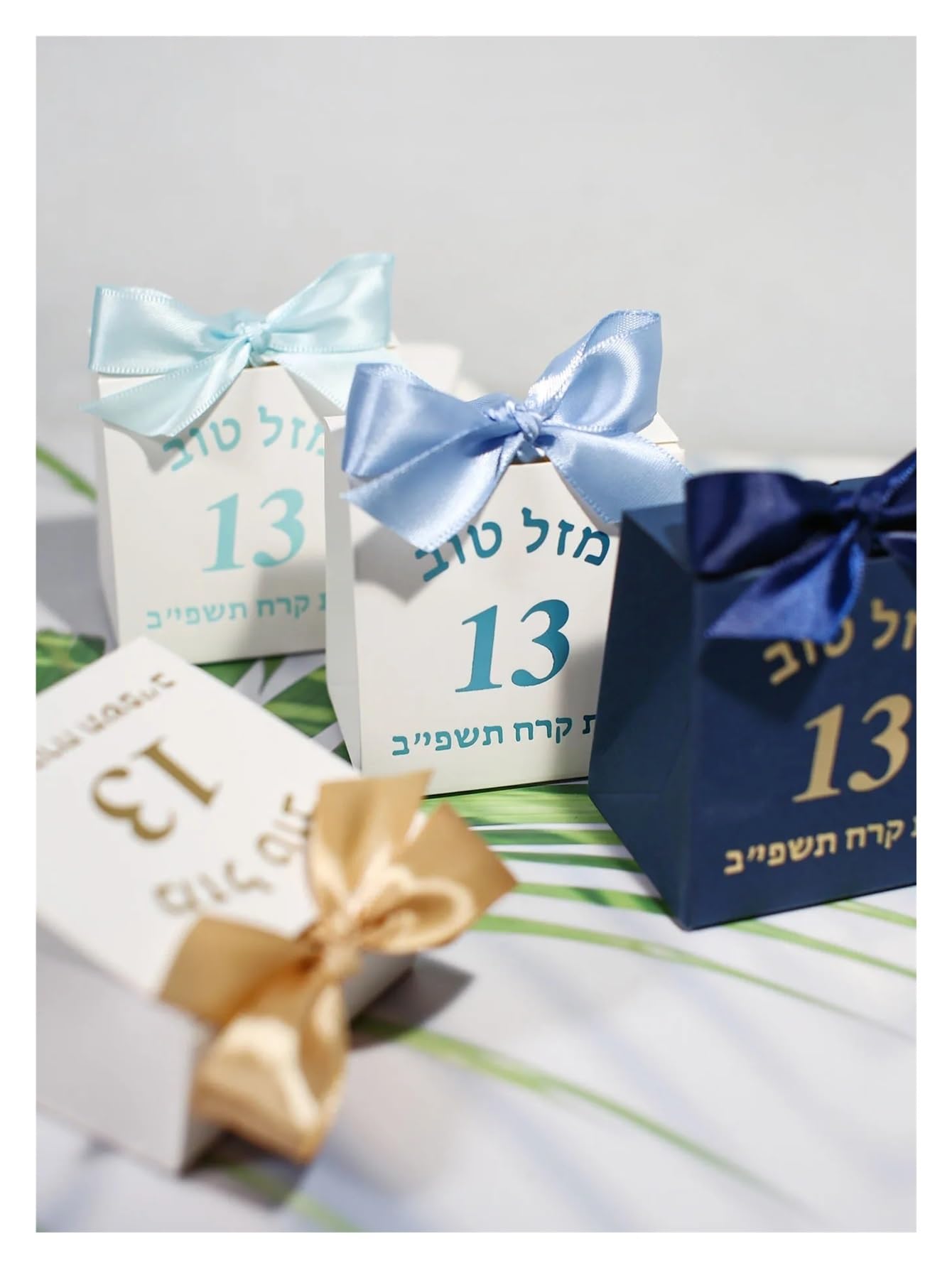 Boîte de faveur avec graphique, sac cadeau Pour Fête Mariage