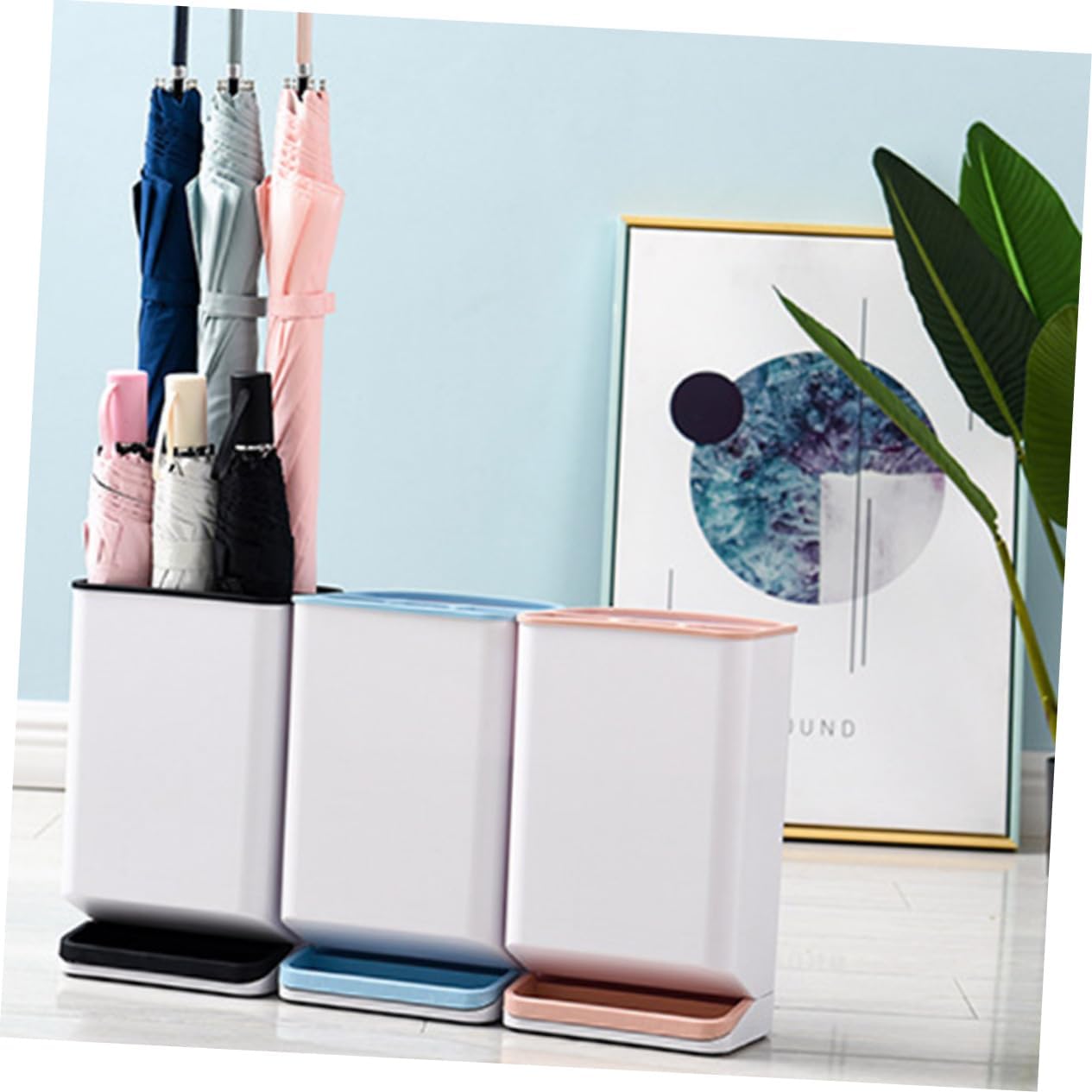 Umbrella Stand Heavy-duty Base Easy to Assemble for Home Garden Random Style