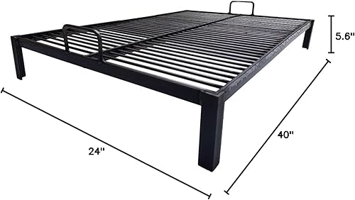 Miniatura 6 de Parrilla Argentina Premium - Parrilla Argentina de Hierro - Barbacoa Parrilla Asado (24 x 16 in)