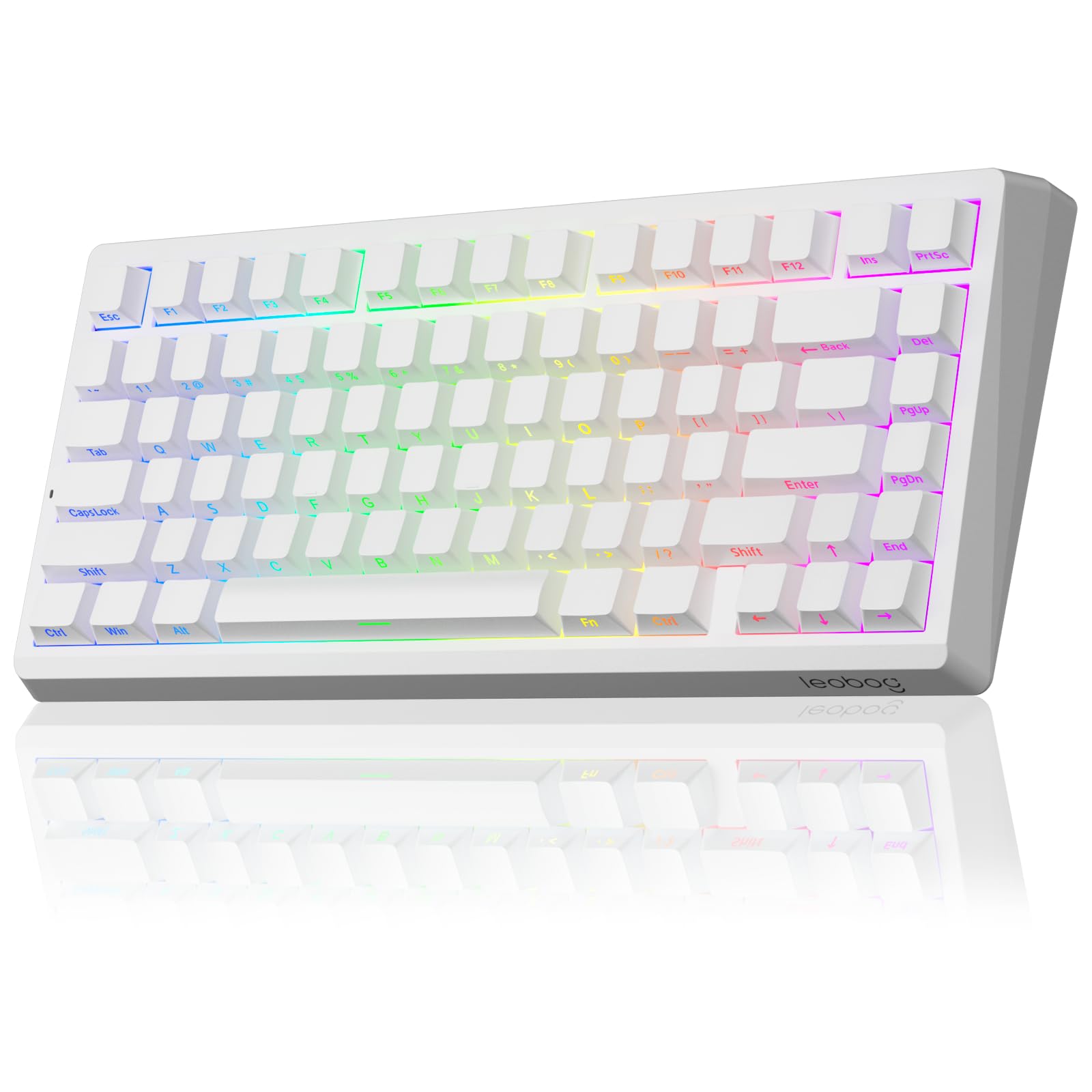 Amazon.com: LEOBOG A80 RT Hall Effect Gaming Keyboard Wired, Rapid