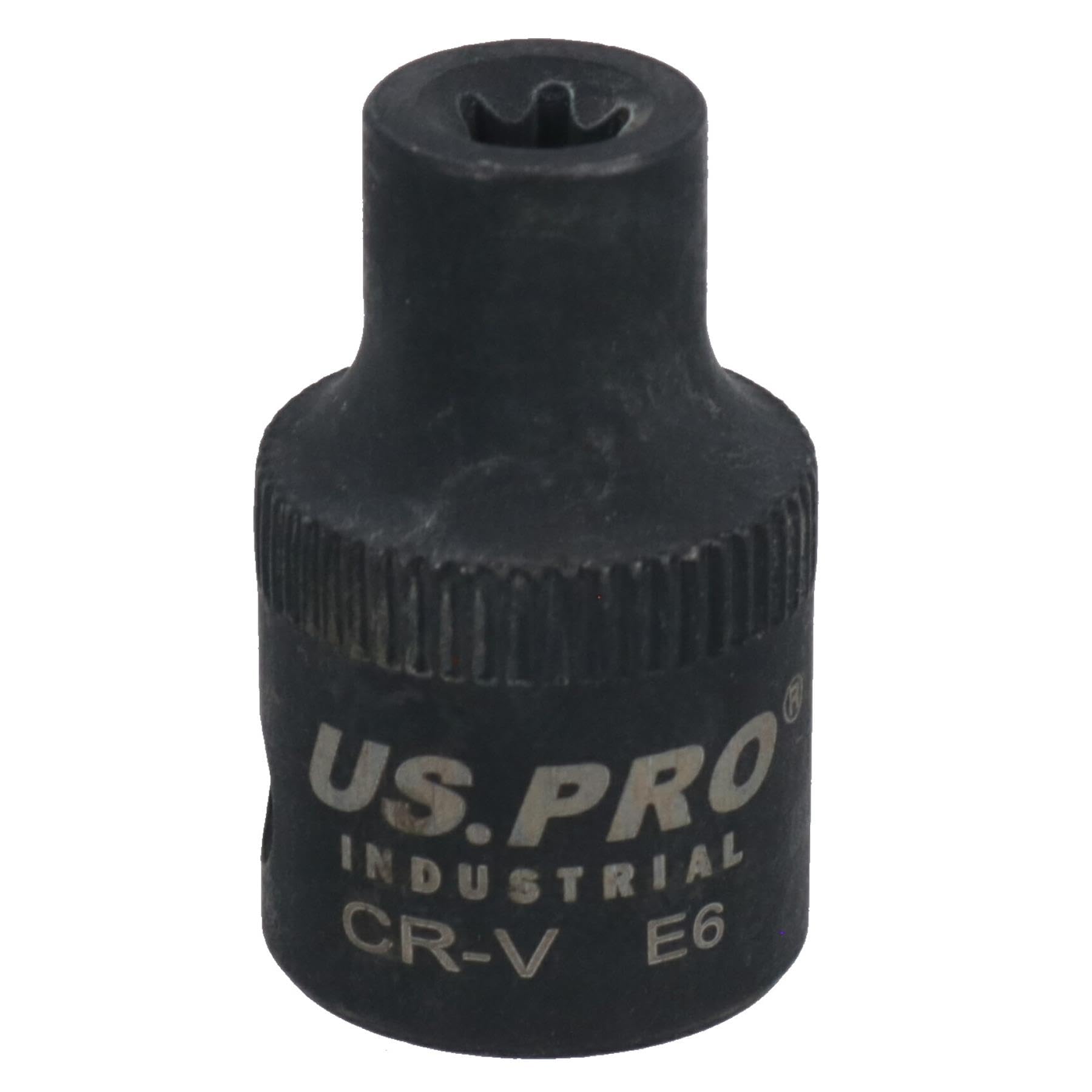 Ab Tools Women's E6 Impacted Impact Torx Star E Socket 3/8In Drive Shallow