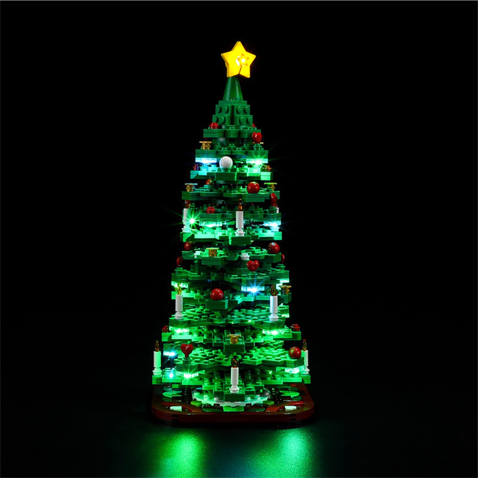 GEAMENT LED Light Kit Compatible with LEGO Christmas Tree - Lighting Set for 40573 Model (Building Set Not Included)