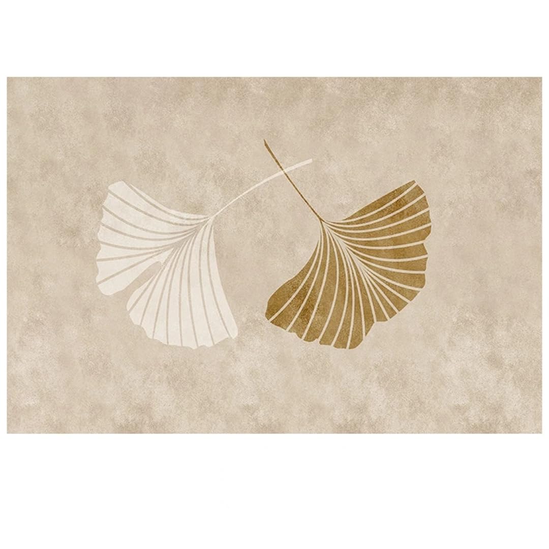 Tapis de salon abstrait crème 120x160cm pour chambre cocooning