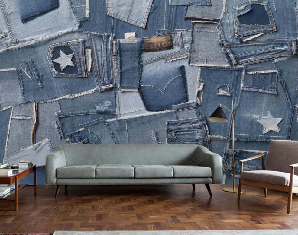 Papier peint intissé rétro facile à poser déco murale 150x105cm - 2