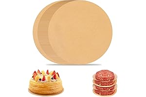 BOYAN Round Parchment Paper 6 Inch - 220 Non-Stick Precut Circles