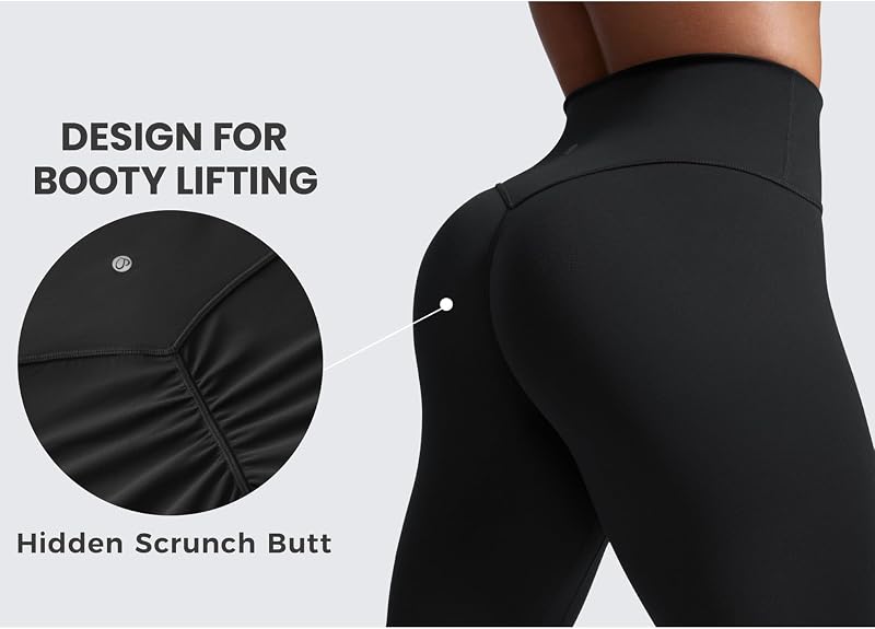 CRZ YOGA Secretsculpt Leggings 25" Black Medium image 5