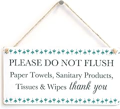 Please DO NOT Flush Paper Towels, etc Thank You - Septic Tank Thank You Sign for Bathroom Or Toilet