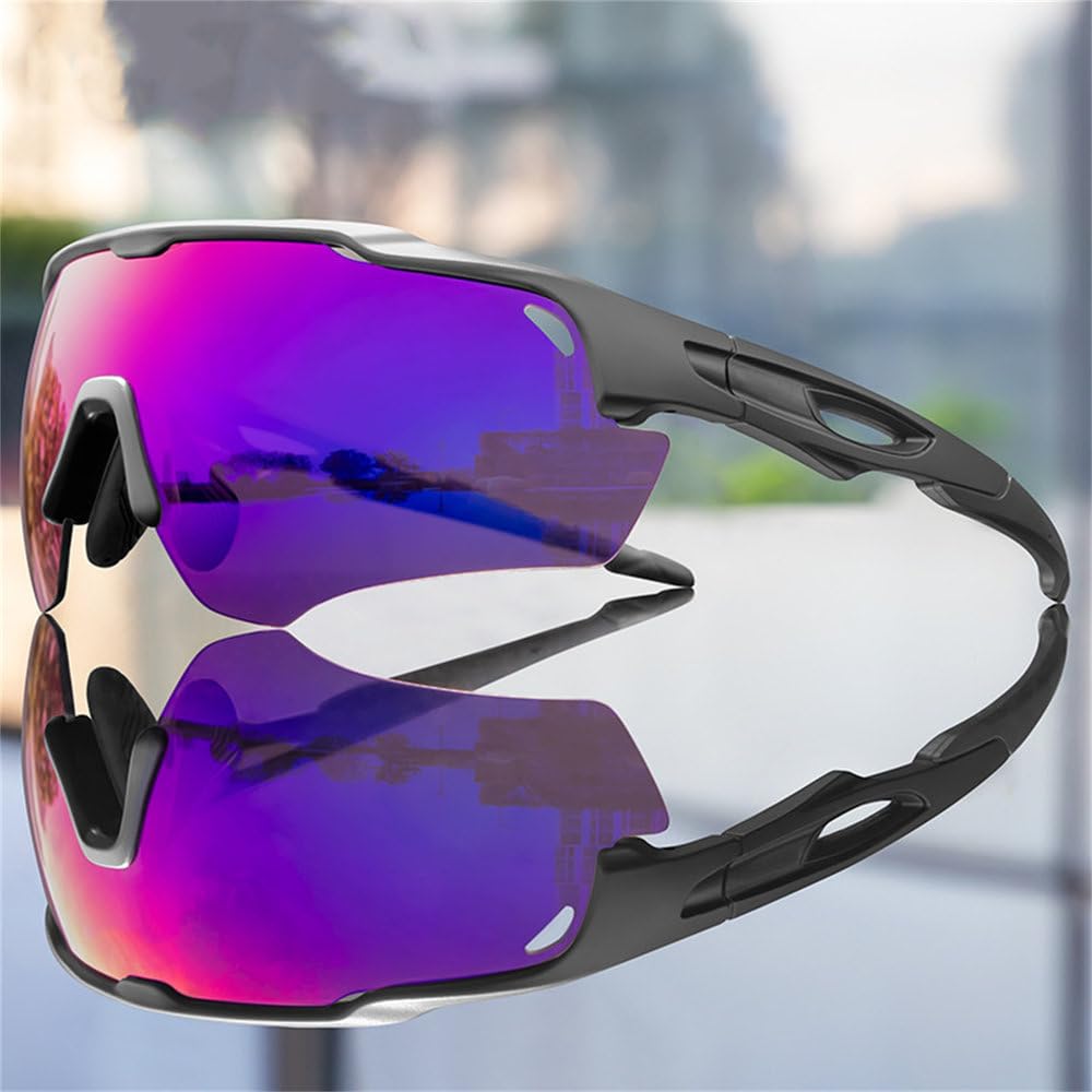 Occhiali da ciclismo per sport all'aria aperta, occhiali antivento per mountain bike e bici da strada, occhiali da sole con protezione UV
