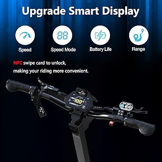 NANROBOT Electric Scooter Adults 50mph 3000W Dual Motor Fast E Scooter 80Miles Off Road Scooter Electric for Adults Foldable Kick Sports Scooter 10" Tires 330lbs Load with Suspension UL2272 Tested