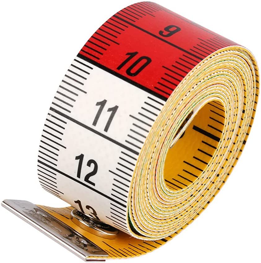 RWRAPS 1,5 m Körpermesslineal Nähen Schneider Maßband Mini Weiches Flaches Lineal Zentimeter Meter Nähen Maßband Langlebig