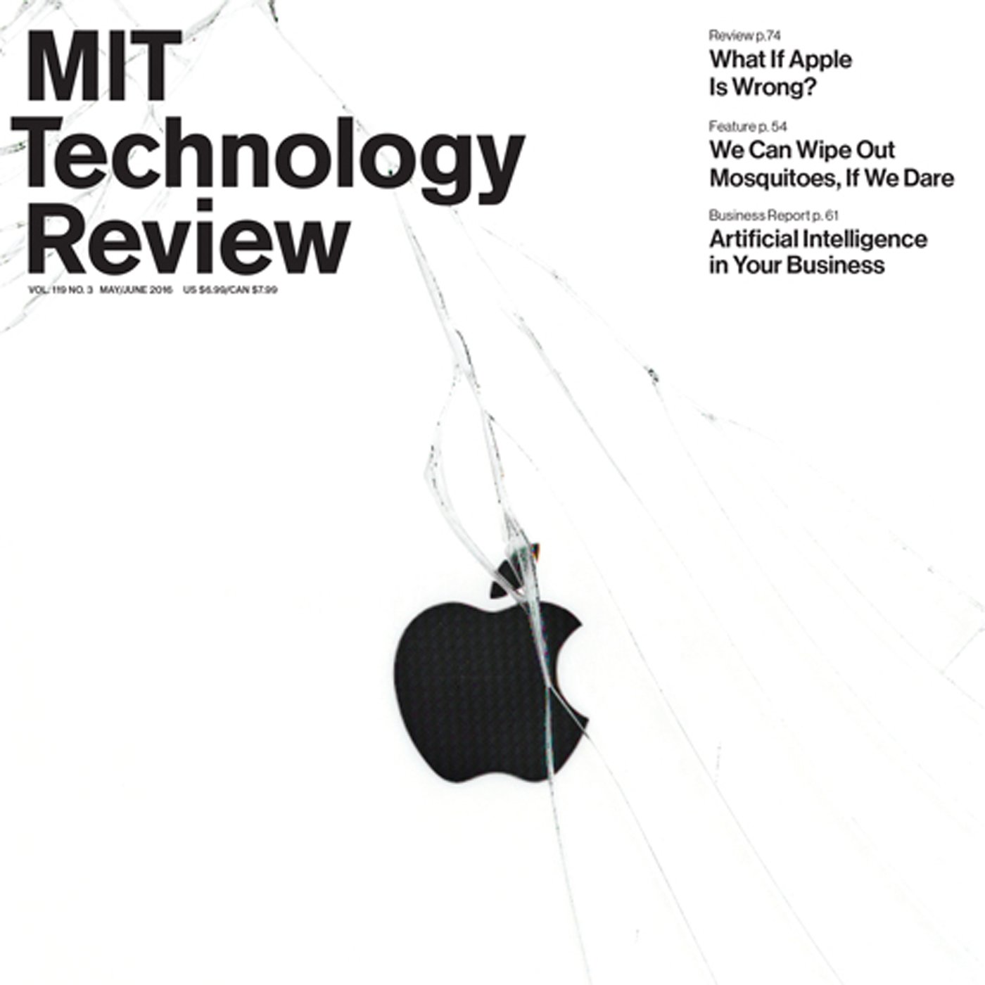 MIT Technology Review, May 2016