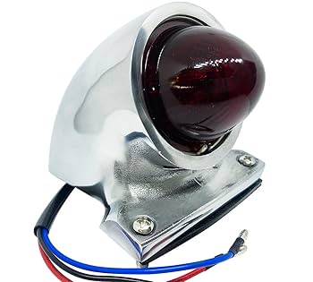 専用ビンテージオールドスパルト復刻 12V ガラスレンズ テールランプ アルミ ビンテージオールドスパルト復刻 12V スパルトテール ランプ