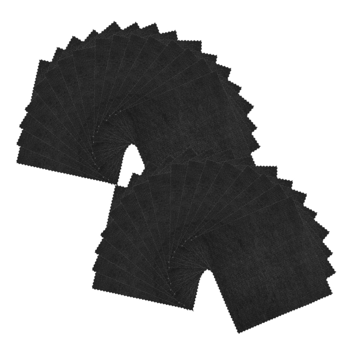 4 Set Salviette Per Occhiali Individualmente Detergente Per Lenti Per Occhiali Schermo Salviette Per Lenti Panno Per La Pulizia in Microfibra Fibra Superfine Black 50 Pezzi*4