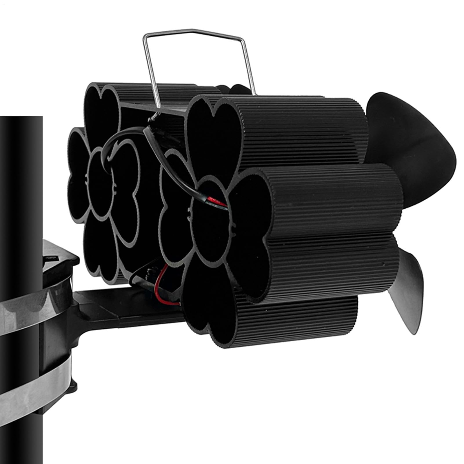 Ventilatore Termico Per Stufa A Legna Protezione Da Surriscaldamento | Montaggio Parete Circolazione D'Aria Calda Per Stufe A Pellet, Legna, Carbone E Caminett