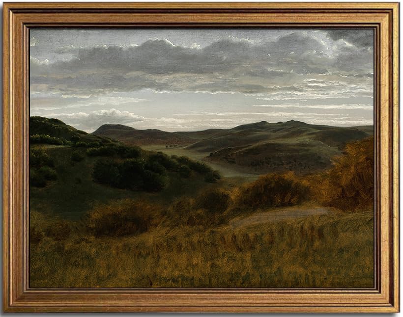 KBKBART Gold Framed Vintage Landscape Wall Art Home...