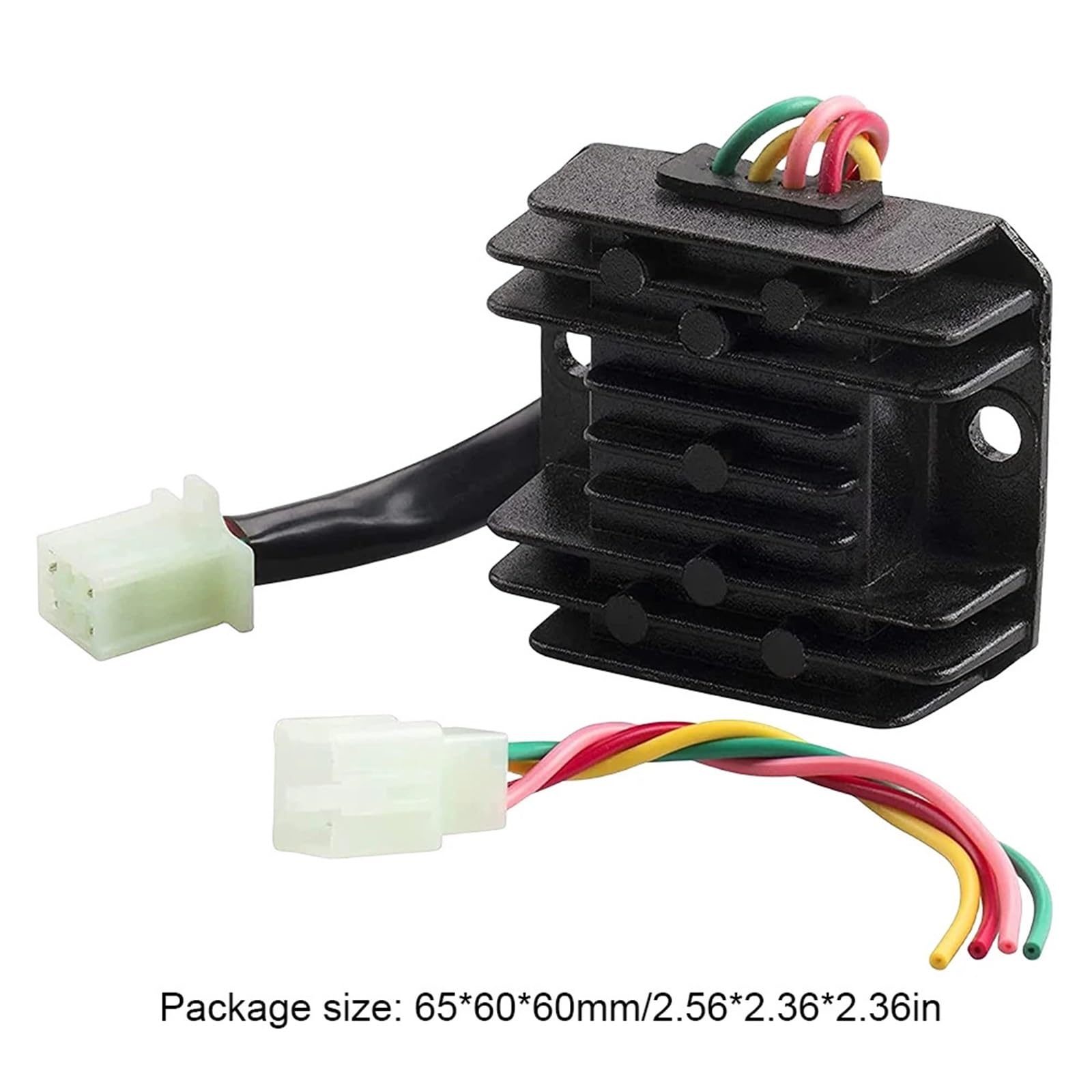 Regulator napięcia prostownik Pasuje do motocykla silnik łodzi ATV GY6 CG125-250CC 4 przewody prostownik prądu uniwersalny regulator napięcia Prostownik