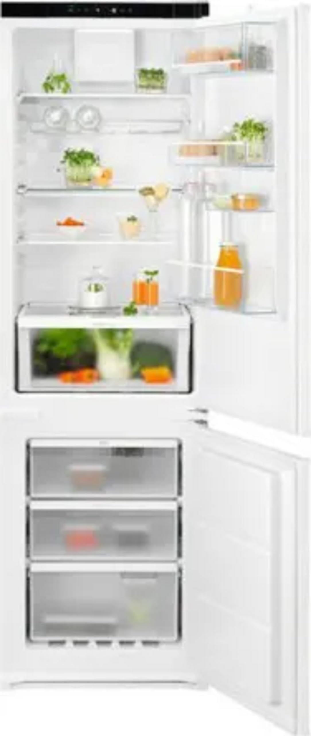 Electrolux LNG7TE18S - Frigorifero Combinato, Incasso, No Frost, 256 Litri, Classe energetica E