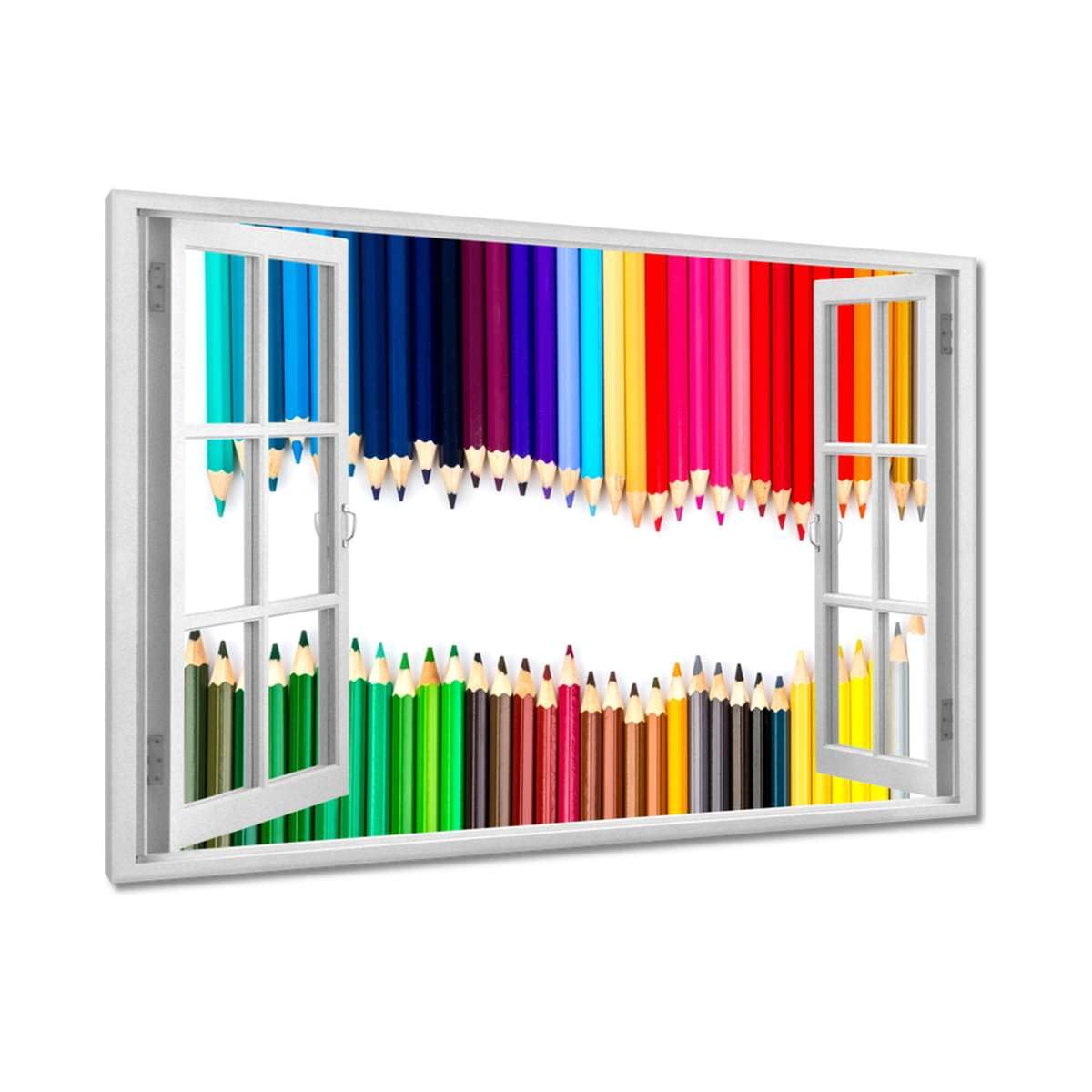 Peinture imprimée sur toile Décoration murale 120 x 80 cm Thème pour une salle de classe de maternelle N° H8169M_WAPC1B