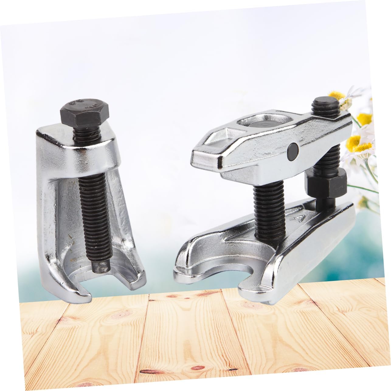 2pcs Ball Joint Separator Tool Kit Rod Splitter for Easy Removal of Press-fit Joints for Cars and Light Trucks