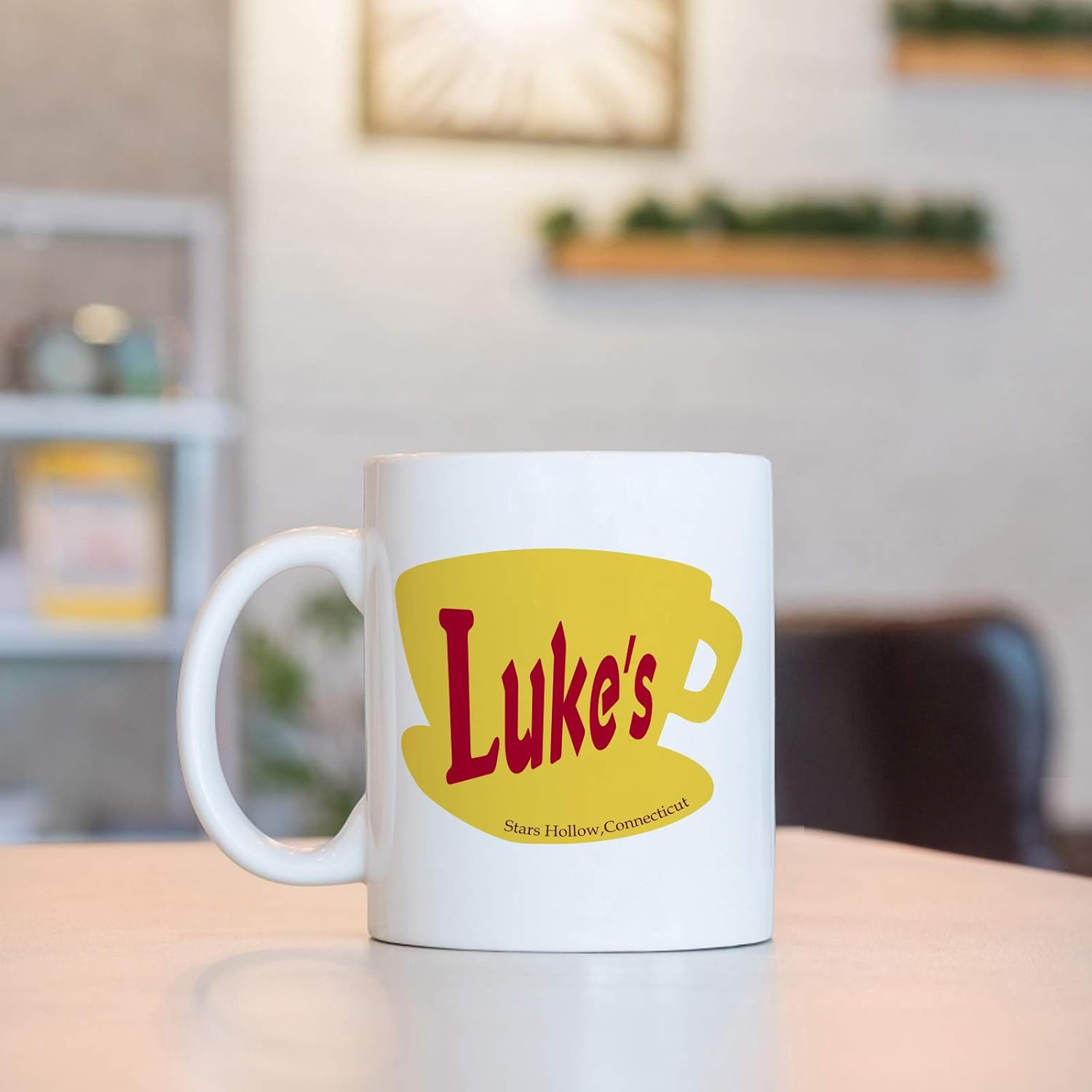 Toshiy Luke's Diner Coffee Mug - Funny Gift for Diner Lovers - Christmas White Elephant - 11 Ounce - Image 3