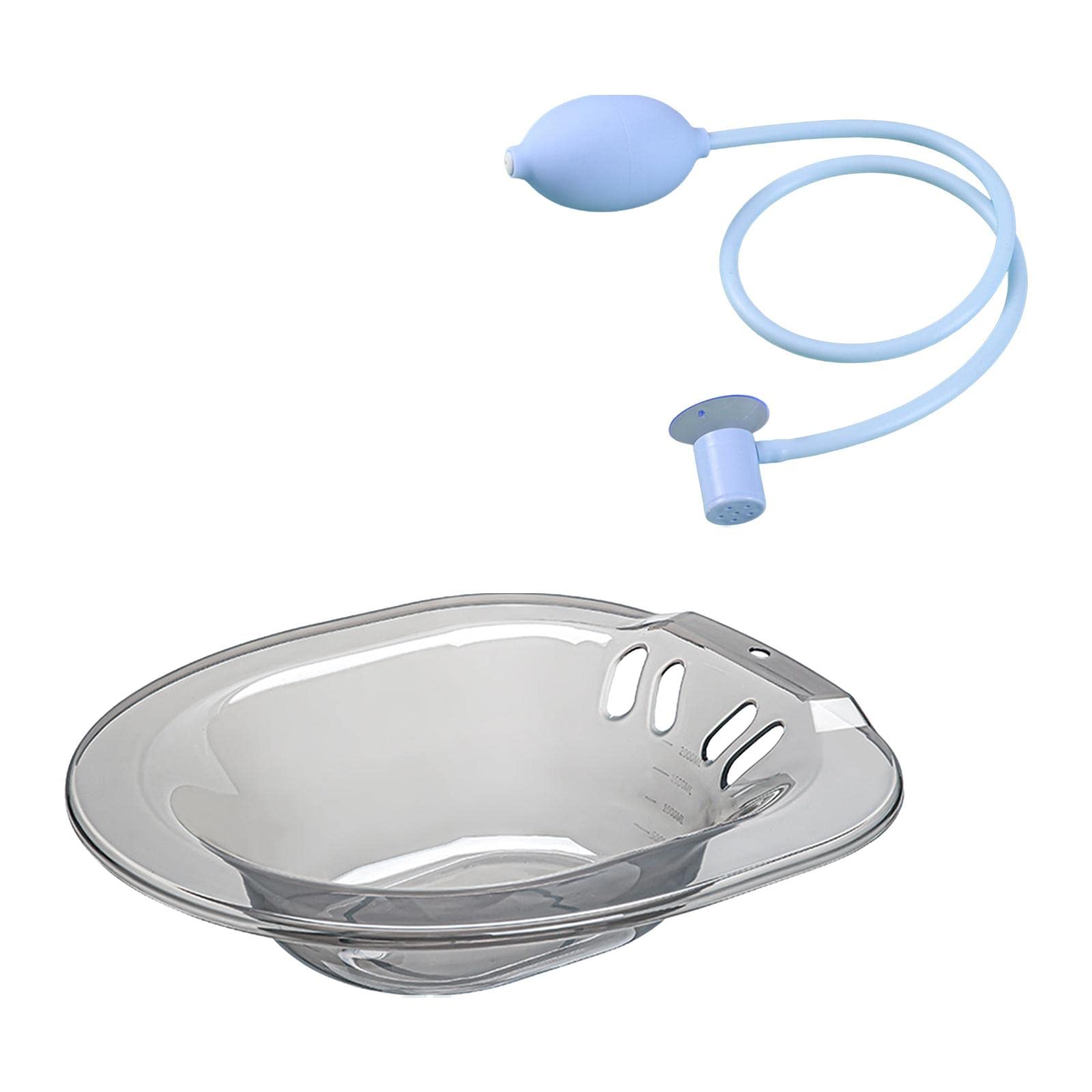 Składana wanna toaletowa 2000 ml, bidet z spłukiwaczem, umywalka biodrowa dla dorosłych, siedzisko parowe, konstrukcja bez przysiadów do większości toalet, niezbędne rozwiązanie higieniczne