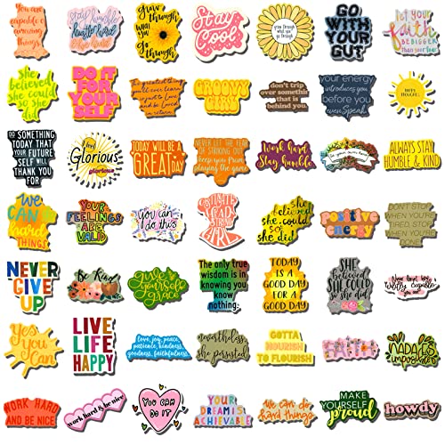 200 Pcs Inspirational Words Stickers, Motivational Quote Stickers For Teens And Adults Trendy Vinyl Positive Sticker For Water Bottles Book Laptop #TOP1