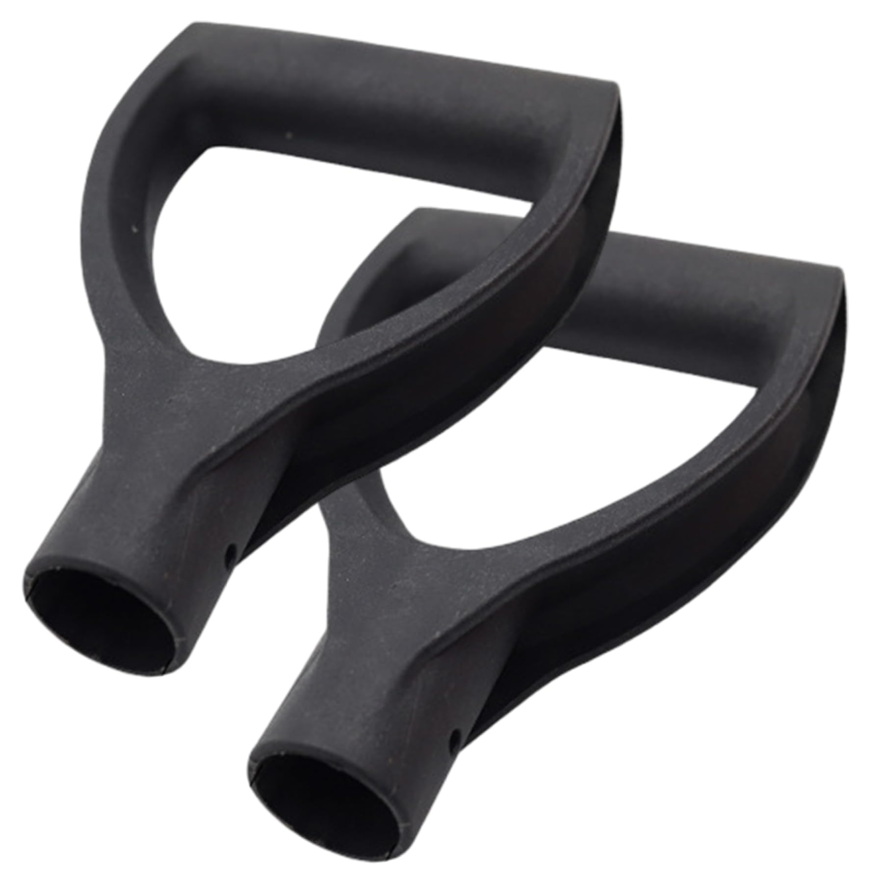 Cakeeyum Black 2-Pack Shovel Handle Replacement 32Mm Inner Diameter Shovel Handle With Ergonomic D-Grip Plastic T-Handles For Snow Shovels & Garden Tools, Replacement, Snow Han