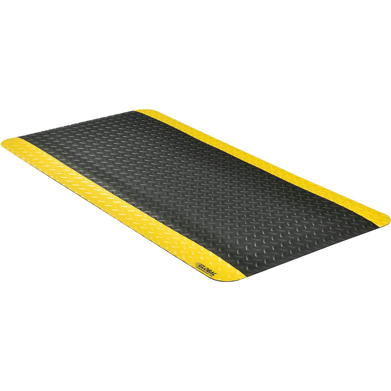Global Industrial 2' x 4' Diamond Plate Ergonomic Mat 15/16