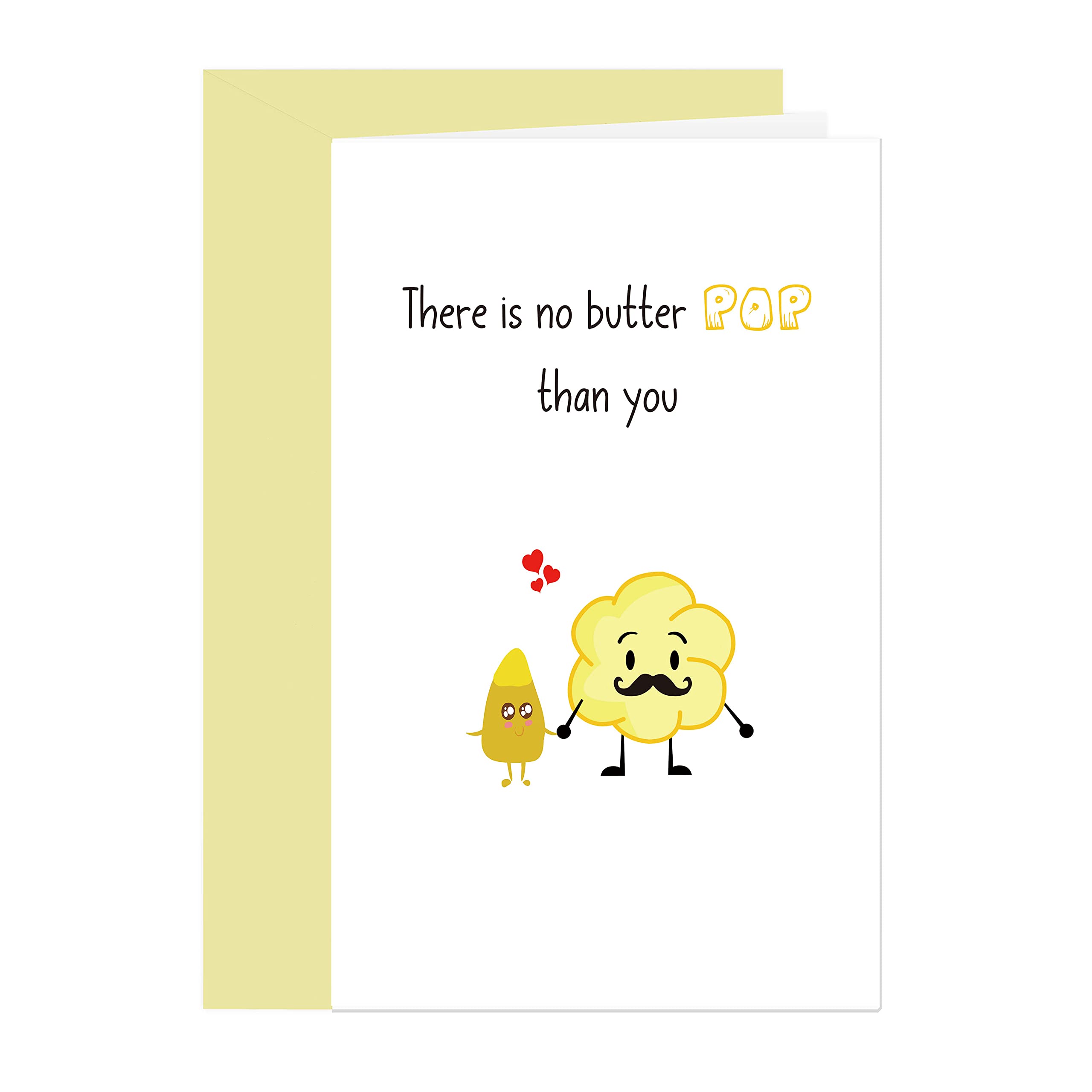 Thanks Dad Card, Pun Popcorn Father's Day Card, Heartfelt Birthday Card for Dad Daddy