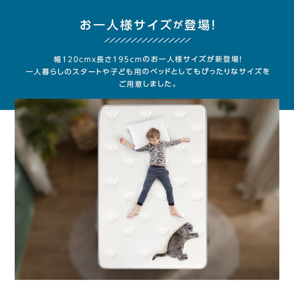 Amazon.co.jp: lullapanda やや硬め好きのためのマットレス 高反発