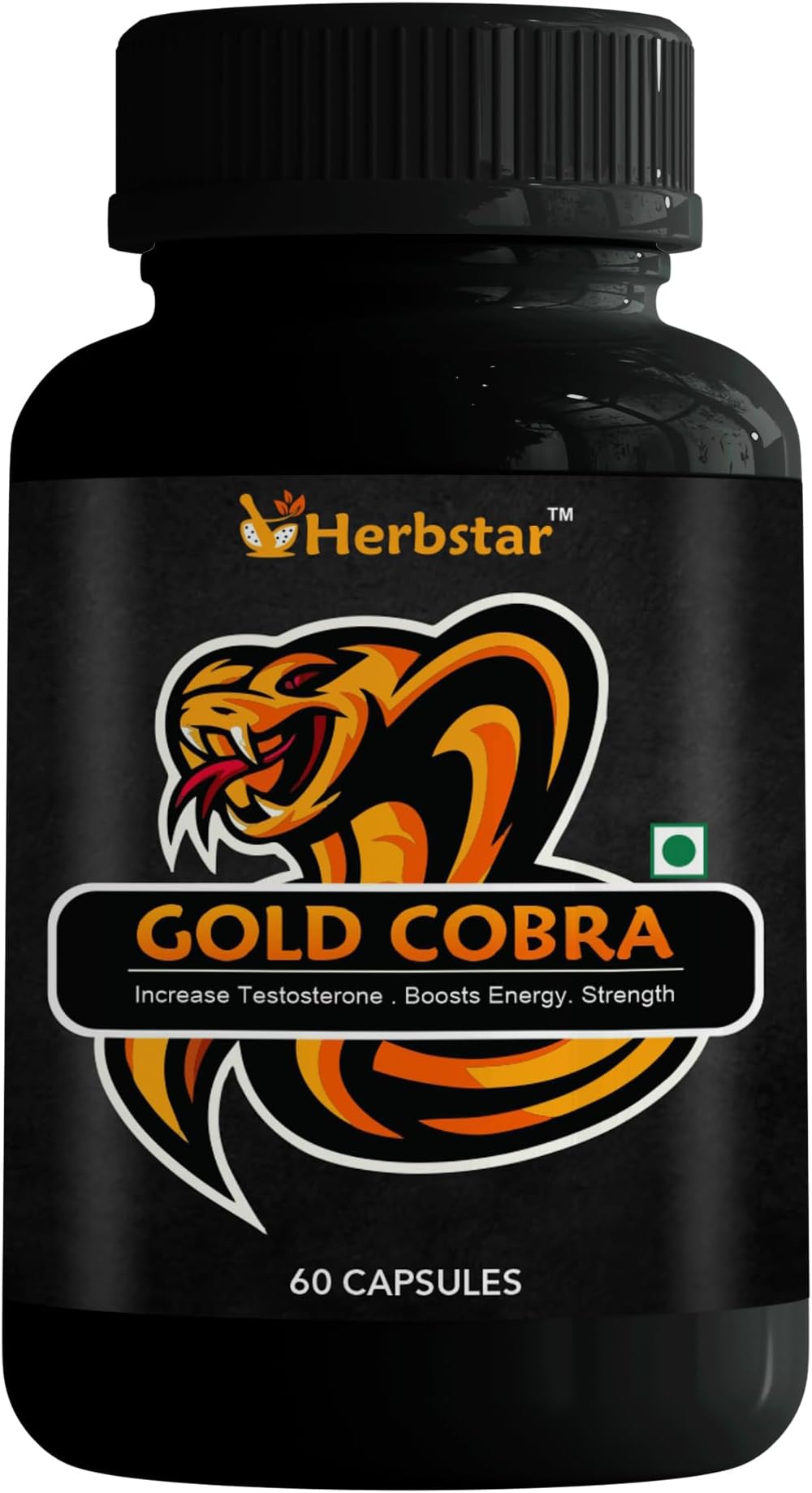 - Gold Cobra Capsules Ayurvedic Supplement | With Shilajit, Ashwagandha & Safed Musli | Energy, Stamina & Wellness Booster 60 Capsule