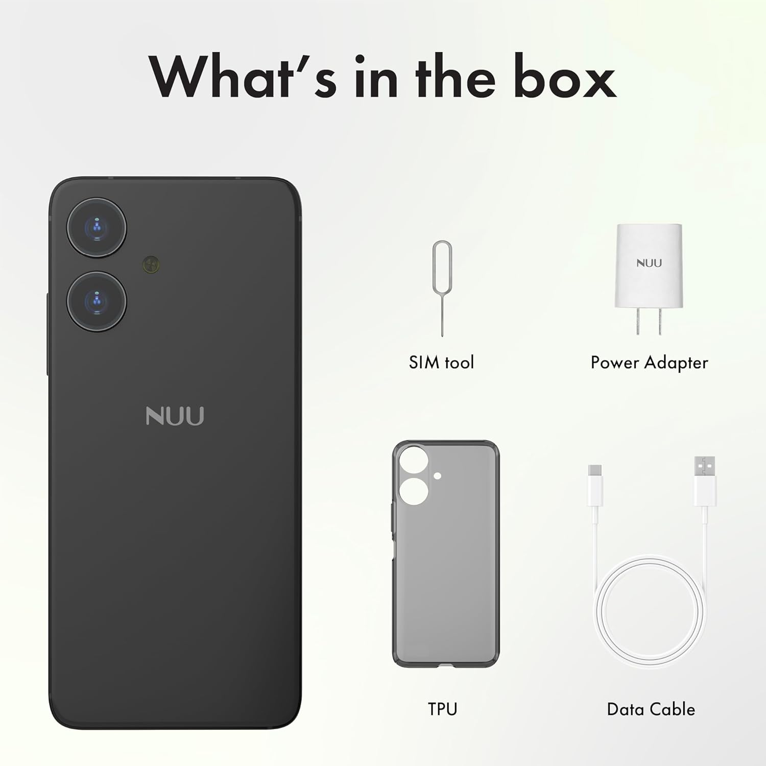 Nuu N10 Basic Cell Phone For T-Mobile, Mint, Metro, Qlink, T...