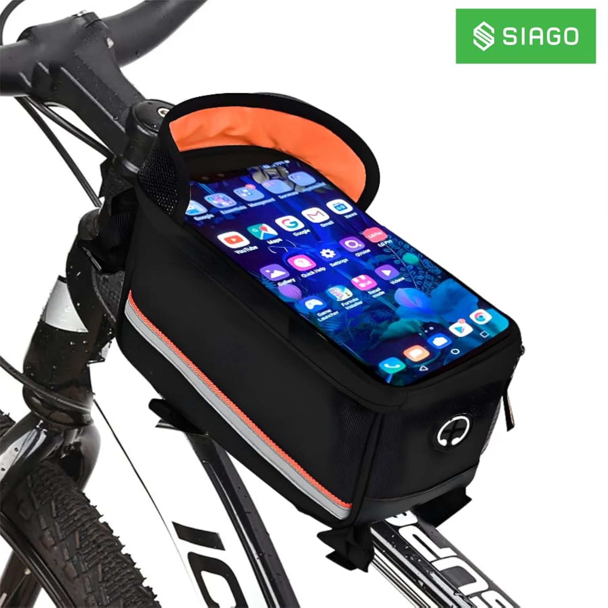 SIA134 Bicycle Front Frame Bag, Waterproof