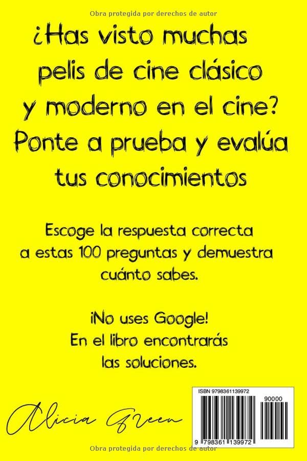 Miniatura 2 de Cuánto sabes de.... Cine Clásico y Moderno. Edición 2022 Libro - juego con preguntas y respuestas sobre películas para cinéfilos (Spanish Edition)
