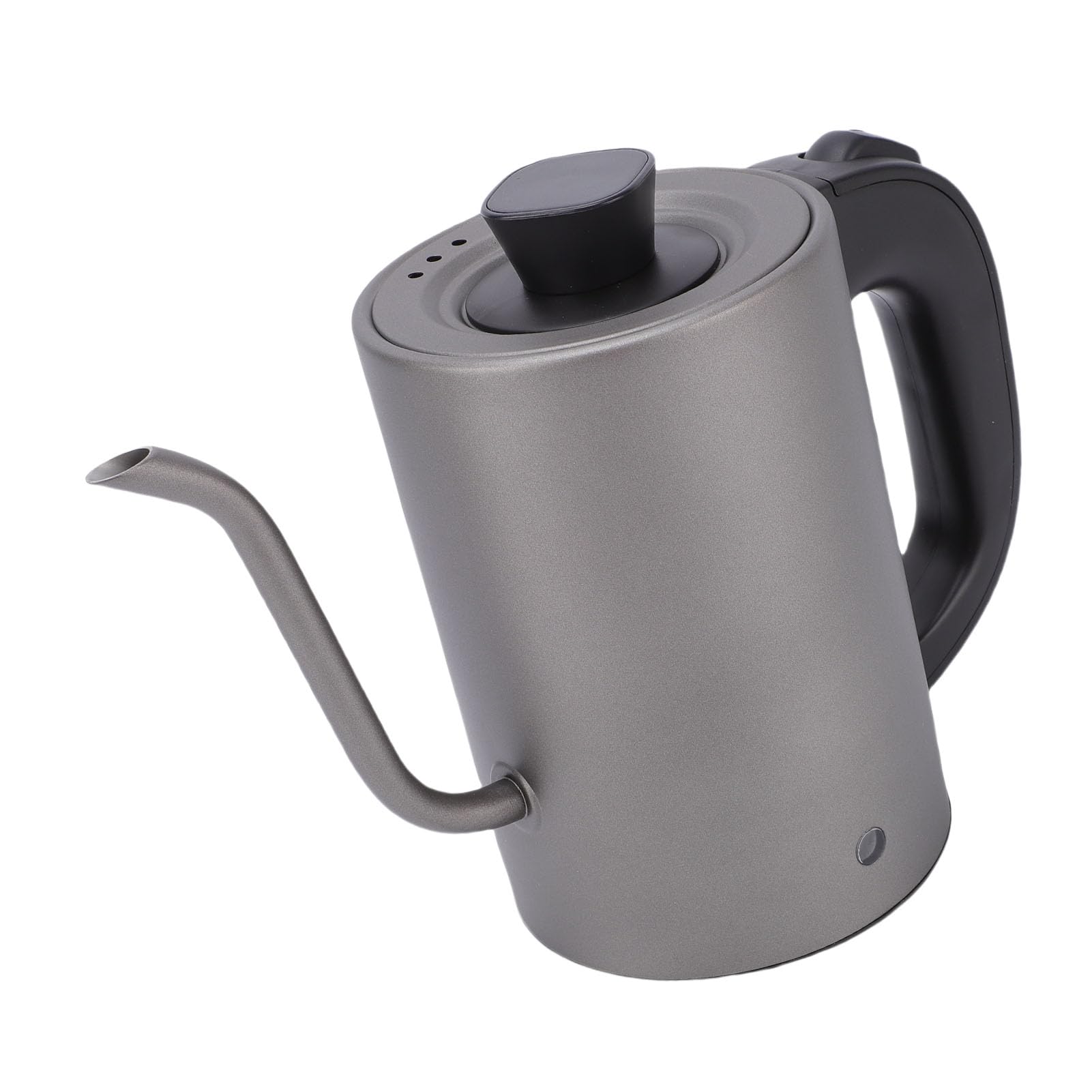 Hervidor Eléctrico con Cuello de Cisne, 600 W, 0,8 L, de Acero Inoxidable de Ebullición Rápida, para Verter sobre café, Tetera con Apagado Automático, Protección contra (Enchufe europeo 220V)