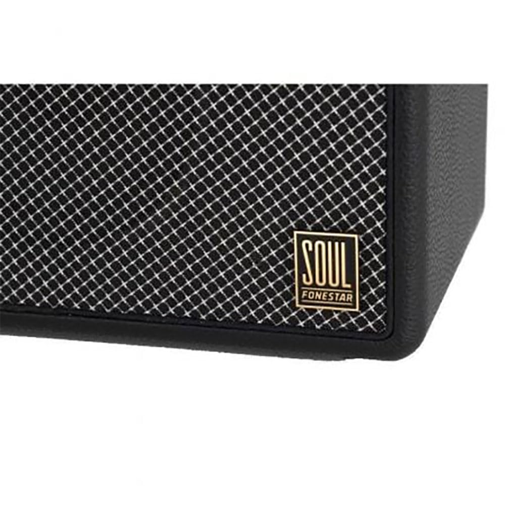 FONESTAR Altavoces Home Bluetooth 2.1 80W Conexión RCA/Jack Madera Bass Reflex