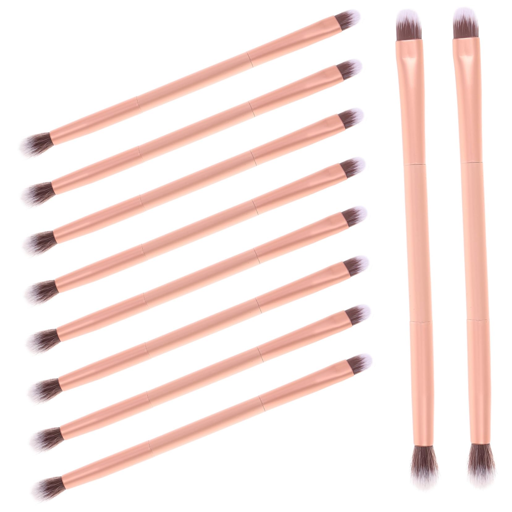 BELLIFFY Double-ended Eyeshadow Brush 2-in-1 Dual Makeup Brush for Hooded Eyes Professional Makeup Tool