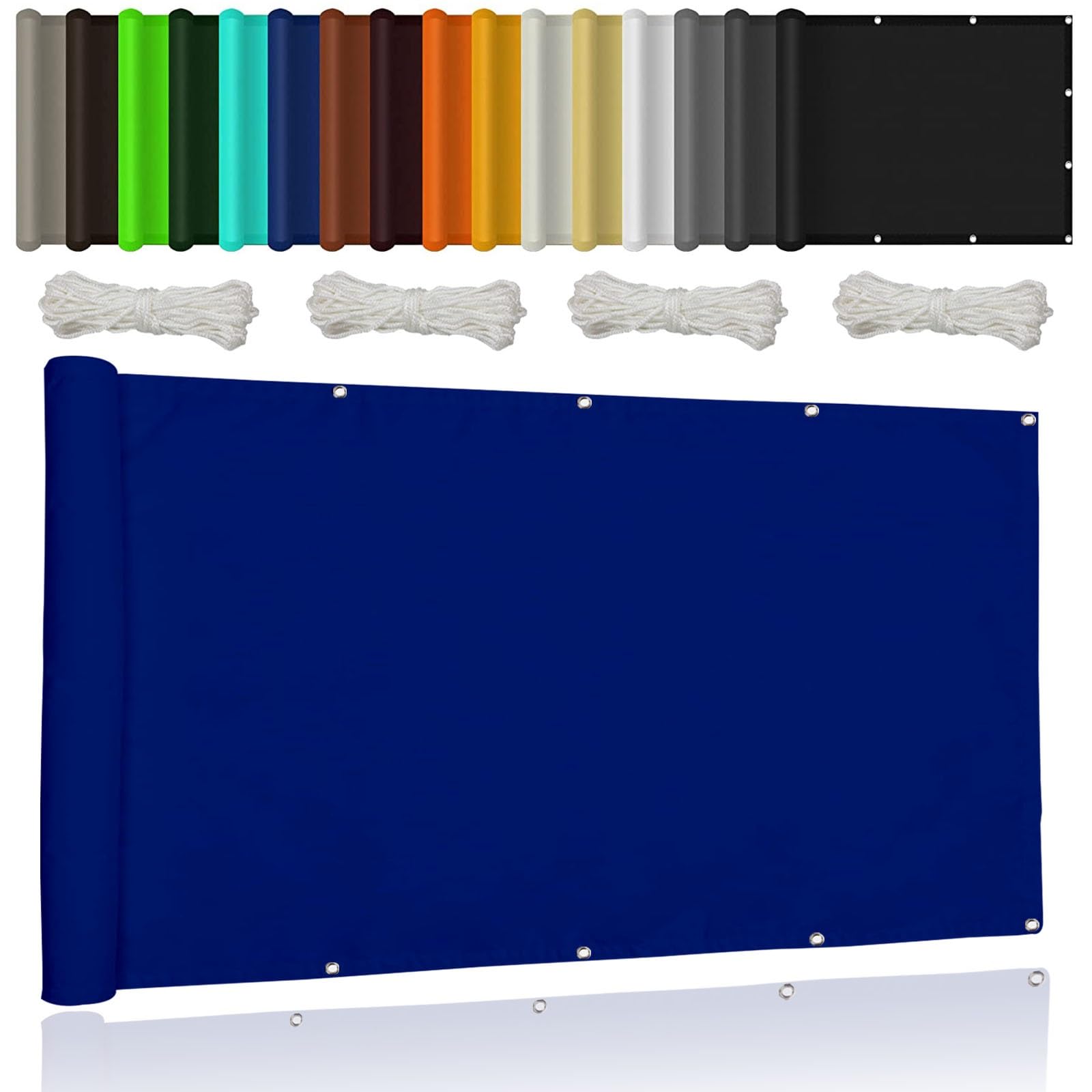 Toile ombrage rectangulaire imperméable résistant 98% UV pour extérieur