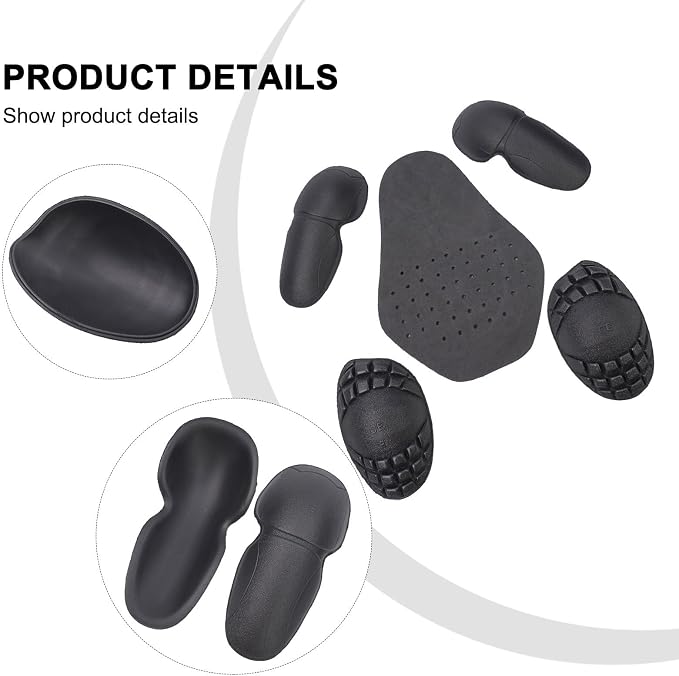 Protectores de espuma EVA para moto, 5 piezas miniatura 8