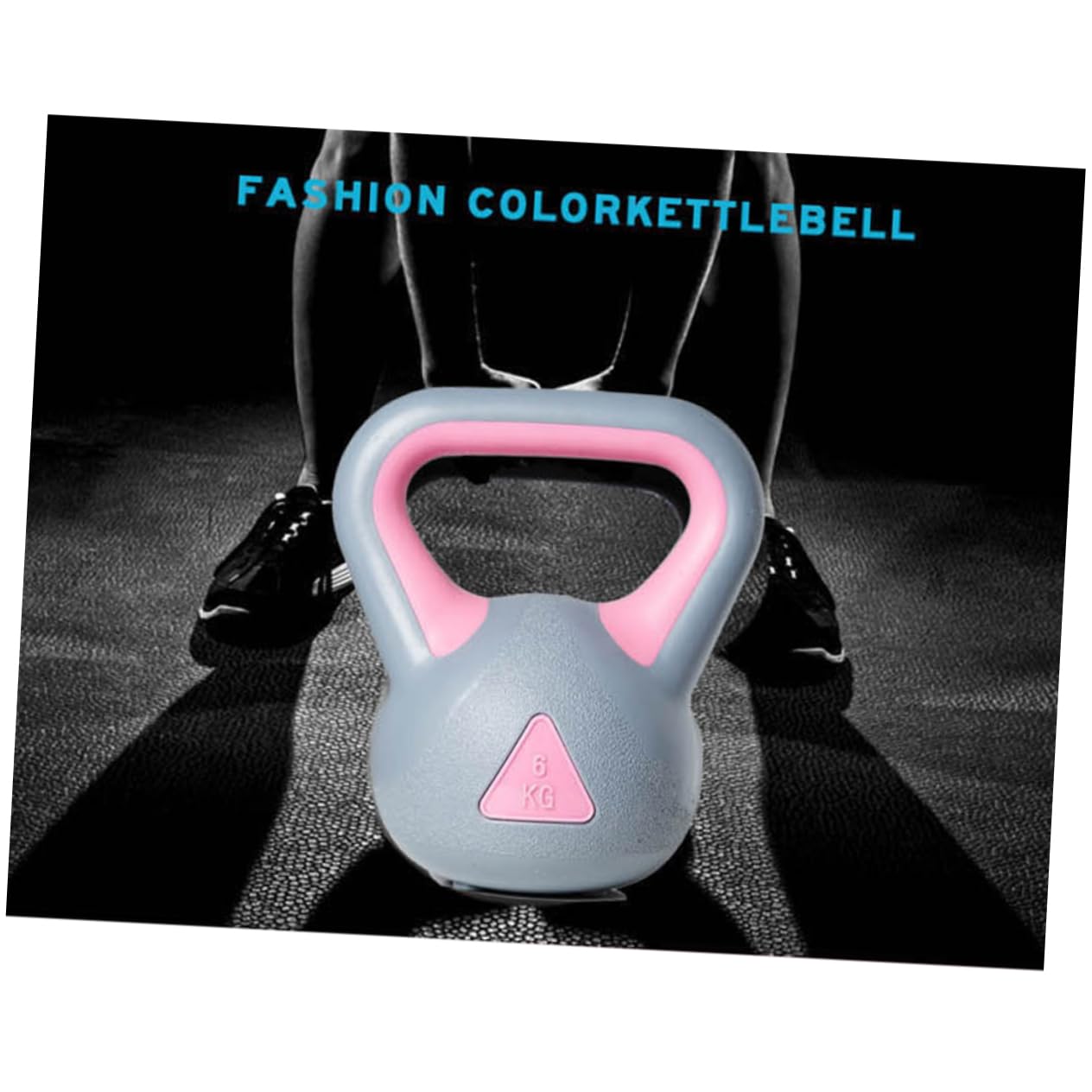 Kettlebell Fisso 2kg 1 Pezzo in Pp Rosa per Allenamento Donna | Palestra e Body Workout, Aumenta Resistenza Muscolare e Forza, Formato Dedicato
