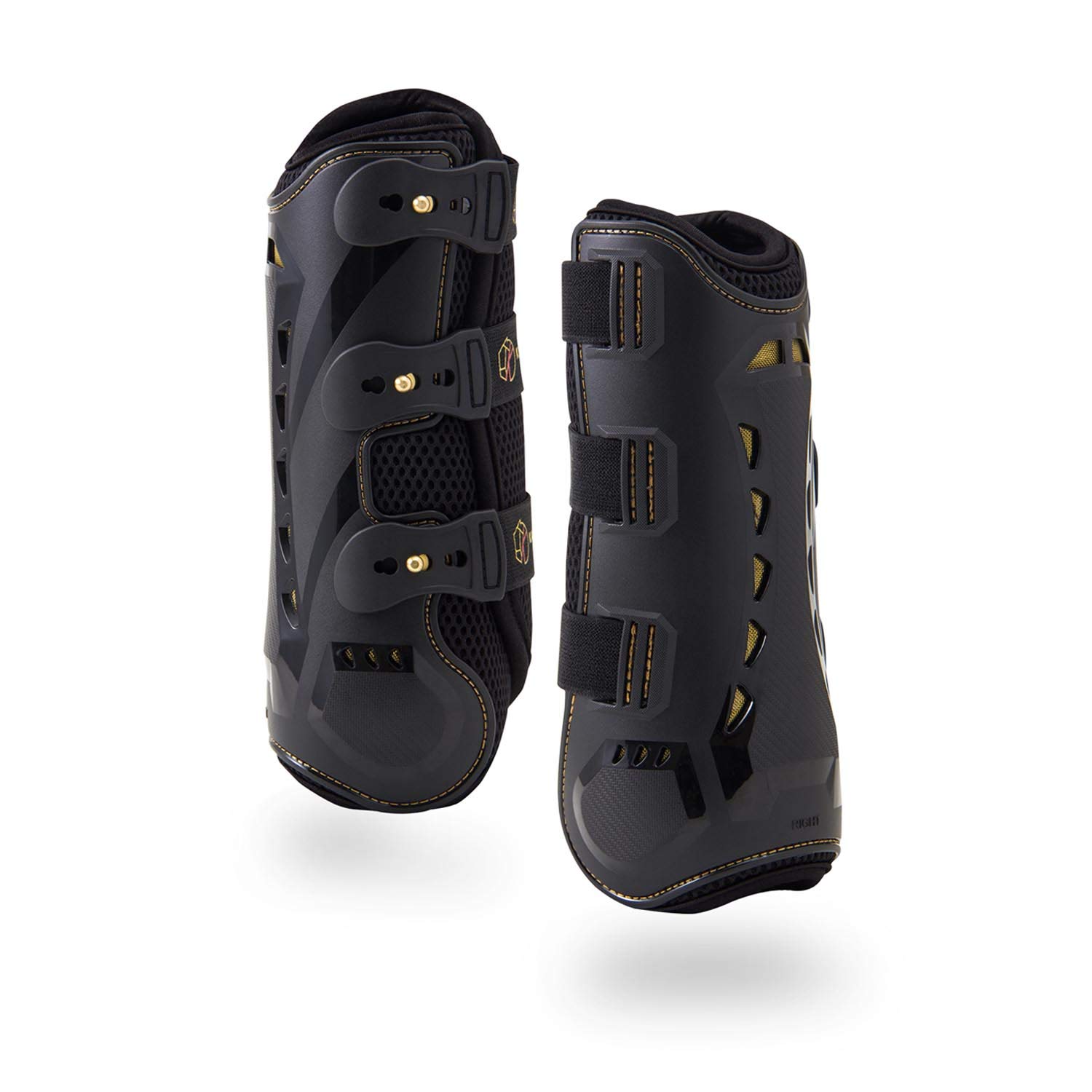 Kavallerie Classic Tendon Boots, Impact-Absorbing Material, Breathable &amp; Evenly Distribute Pressure, Protect Tendon and Ligaments, Anti-Slip, Anti- Sore and Moisture Repellant Show Jumping Boots