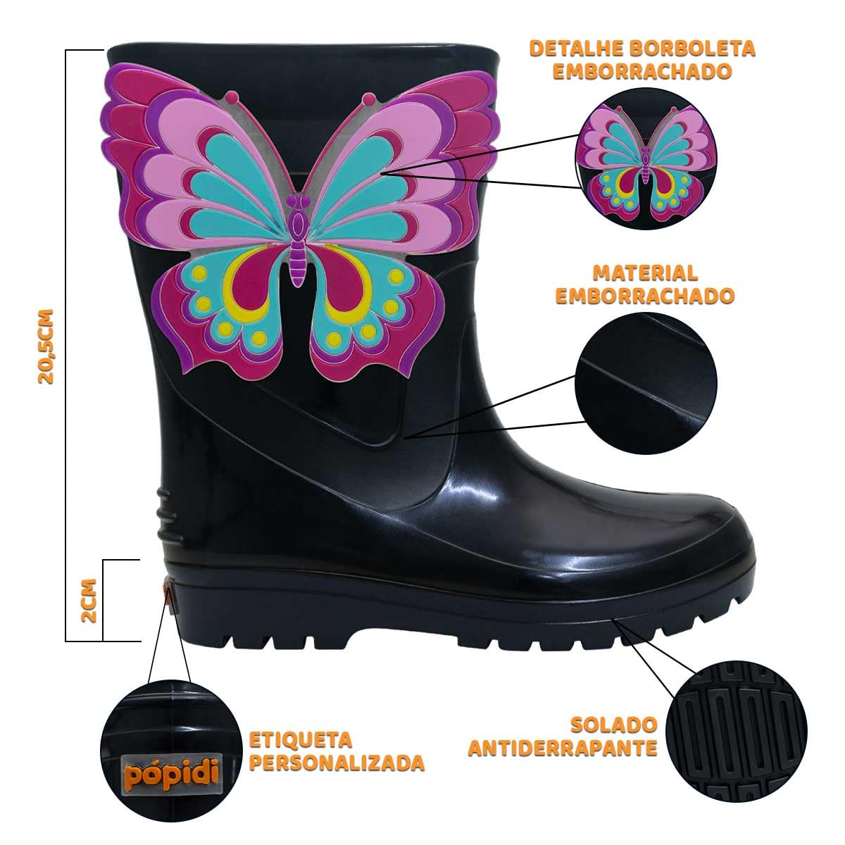 Galocha Infantil Feminina Nº 25 Ao 34 Bota Chuva Borboleta 09.19 em promoção! Veja a oferta e mais achadinhos de Botas & Galochas Infantis 6 Hoje é o melhor dia para comprar Galocha Infantil Feminina Nº 25 Ao 34 Bota Chuva Borboleta 09.19 com aquele preço maroto! Promoção! Aproveite a oferta! 6