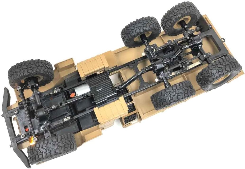 1/16ミリタリートラックラジコン　6輪駆動クローラー　WPL　B-16黄色 1/16ミリタリートラックラジコン 6輪駆動クローラー WPL B-16