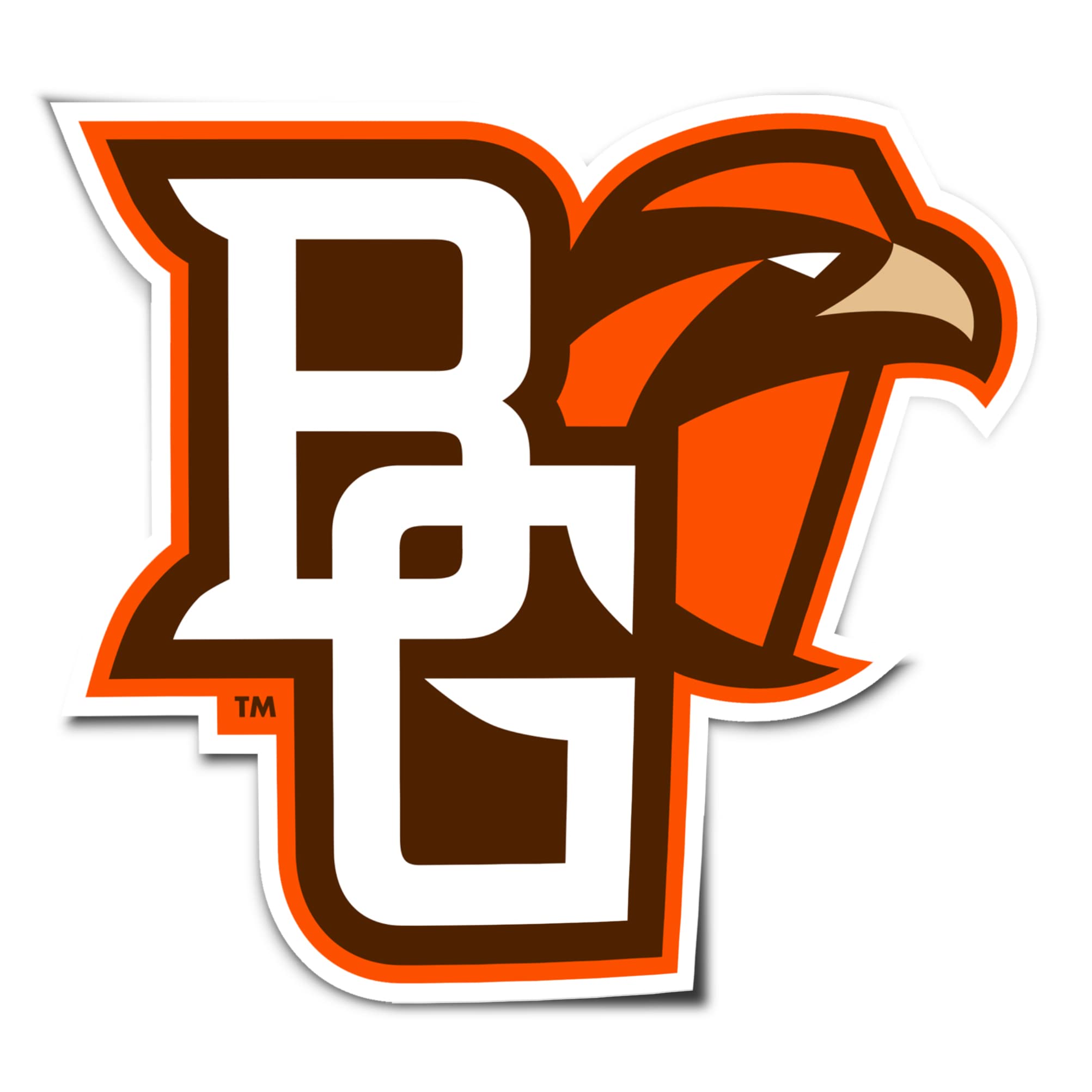 Desert Cactus Bowling Green State University BGSU Falcons Vinyl Decal Laptop Water Bottle Car Scrapbook Sticker (IND 00001)
