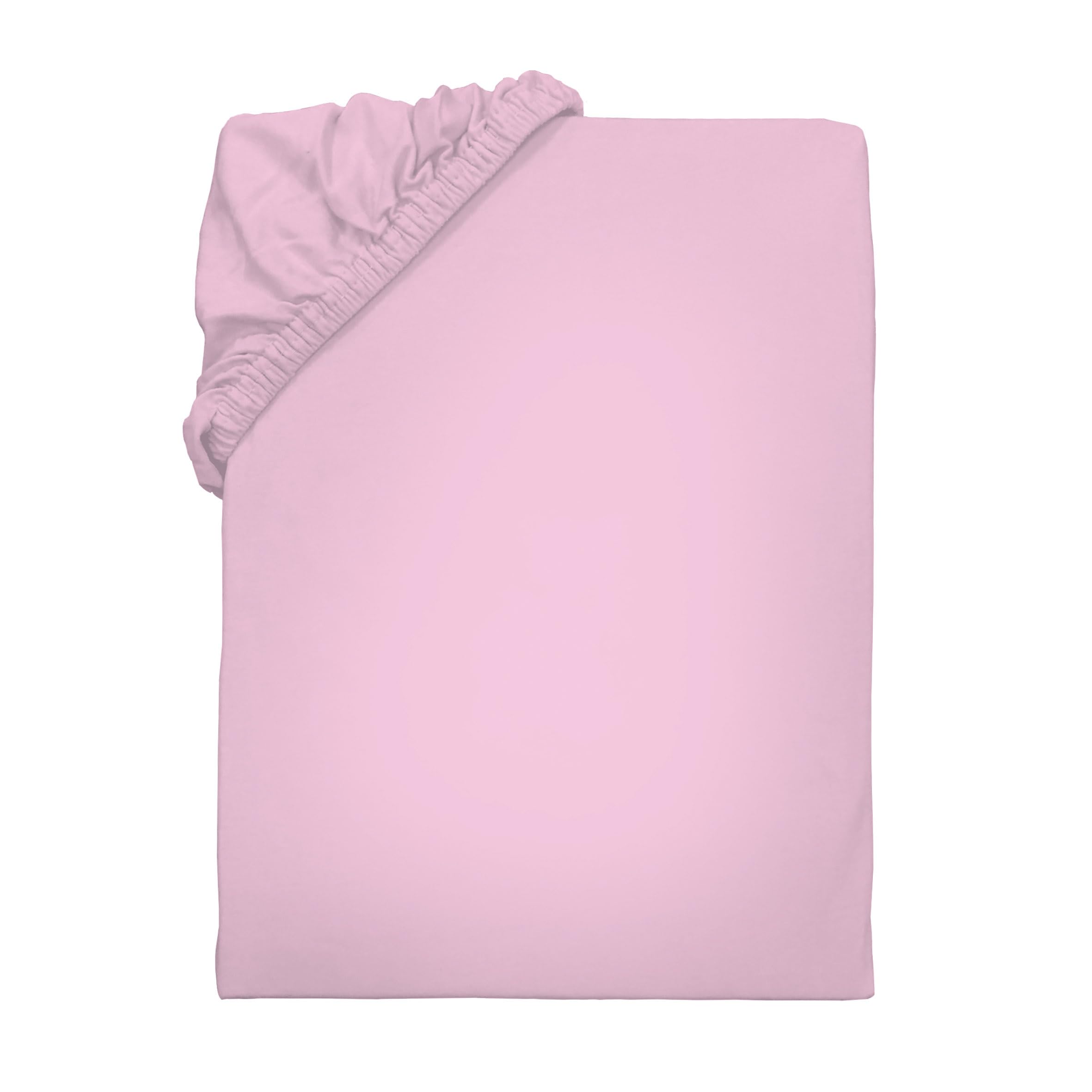Drap-housse en jersey rose pour sublimer le confort de votre lit