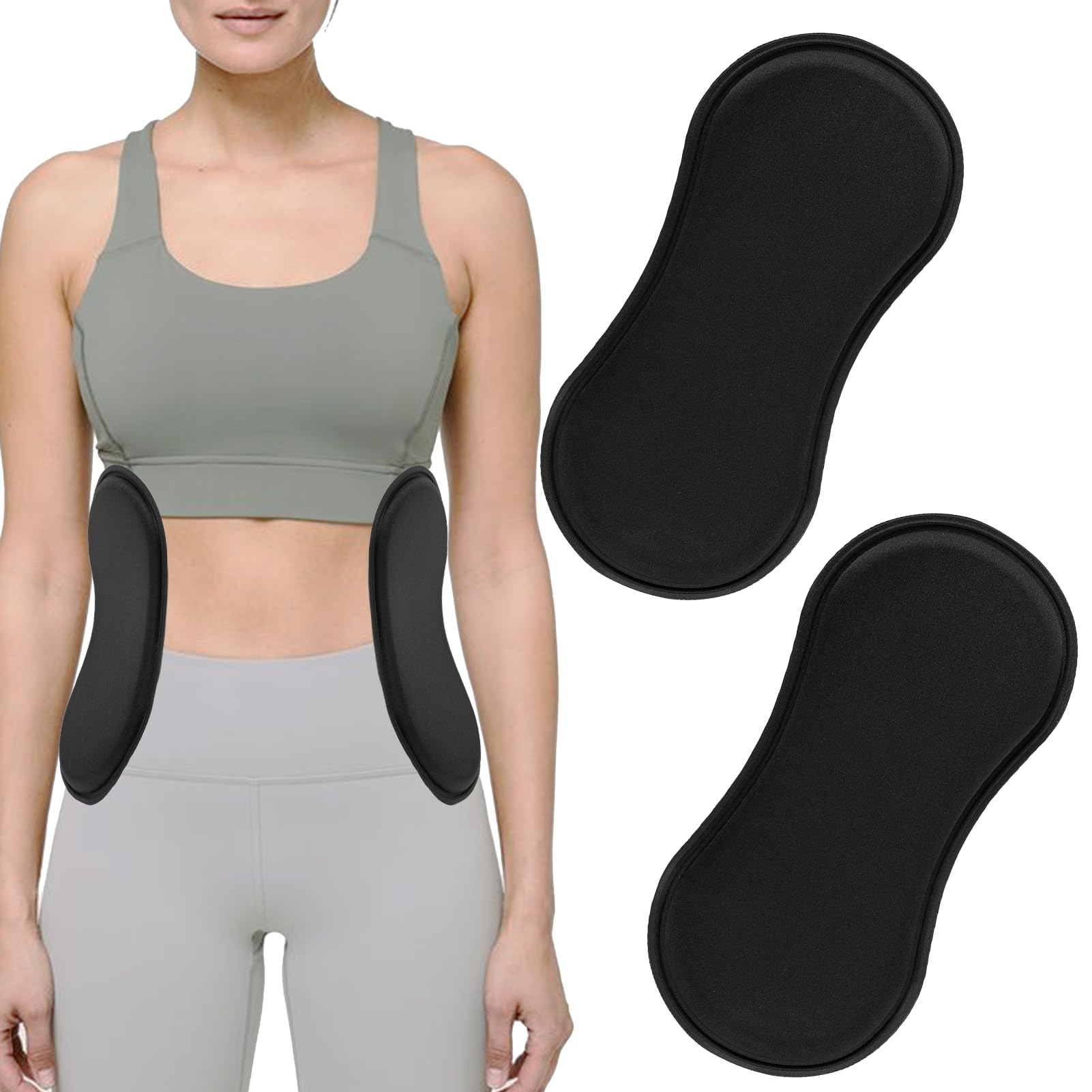 2PCS Mousses Lipo Post-Opératoires, Planche Lombaire De Compression Abdominale Latérale, Planche De Compression Abdominale, Convient à La Récupération Après Une Liposuccion