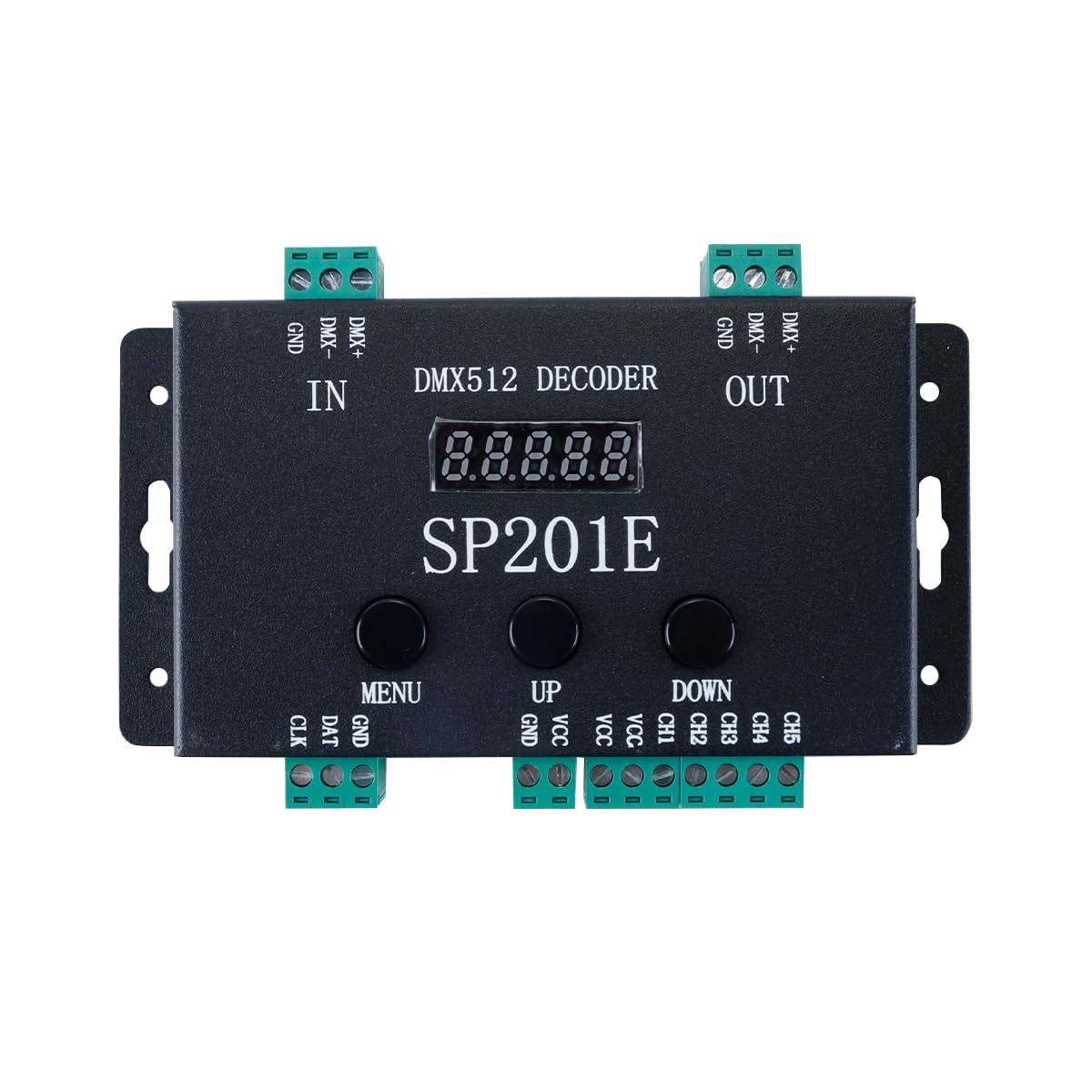 Decoder DMX512 e controller pixel SPI, supporta WS2811 WS2812B SK6812 APA102 LPD8806 UCS1903 RGBWW Strip, 1024 pixel, DC 5V-24V