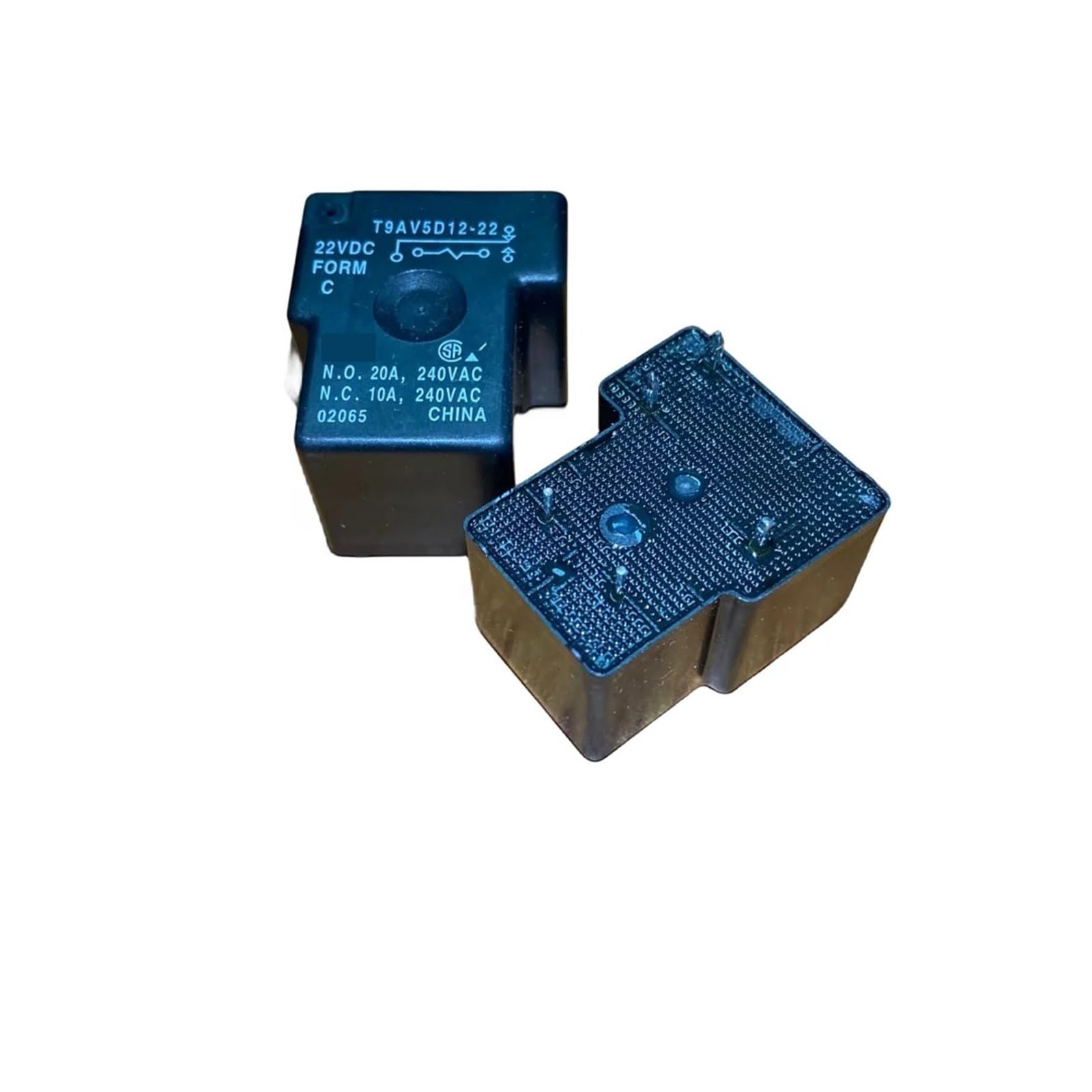 Relais T9AV5D12-22 22V CC 20A pour circuits électriques