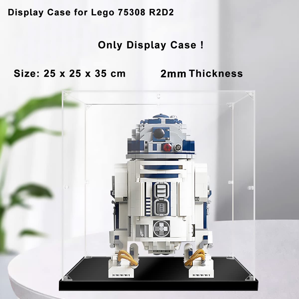 Teca Vetrina Compatibile con Lego R2-D2 75308 Modello‌